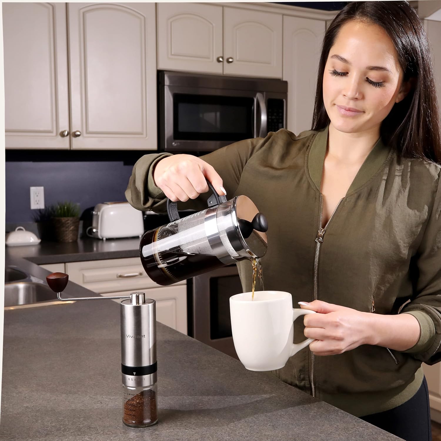 Vivaant Coffee Grinder Manual Capacity 32g