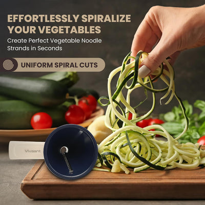 Vivaant Handheld Vegetable Spiralizer | Vegetable Noodle Maker