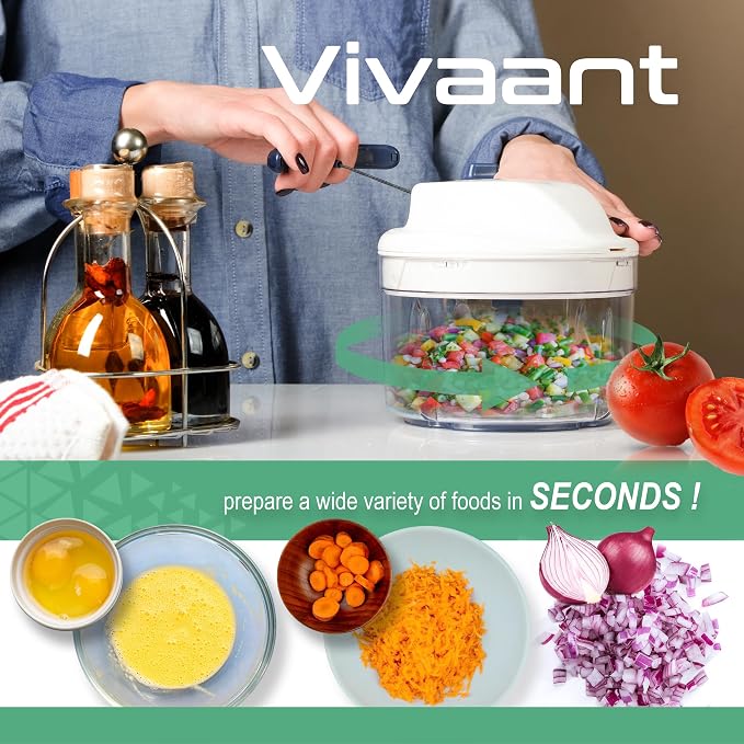 Vivaant Manual Food Processor