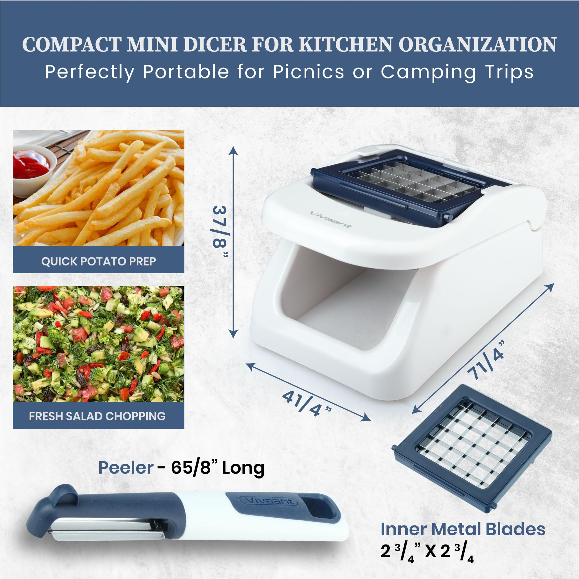 Vivaant Compact Mini Dicer